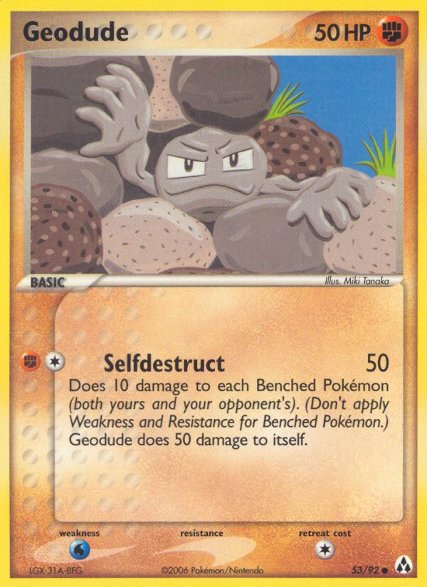 Geodude (53/92) [EX: Legend Maker] | Good Games Morley