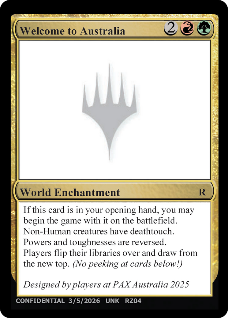 Welcome to Australia [Unknown Event] | Good Games Morley