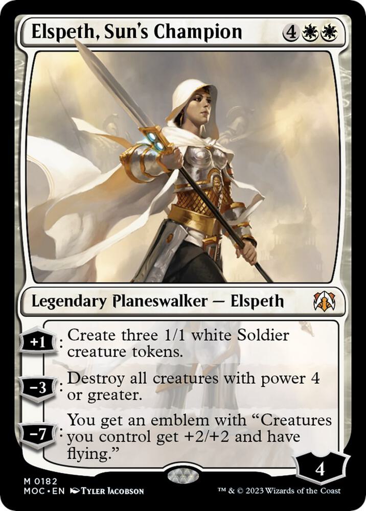 Elspeth, Sun's Champion 182/444 (Commander: March of the Machine)  | Good Games Morley