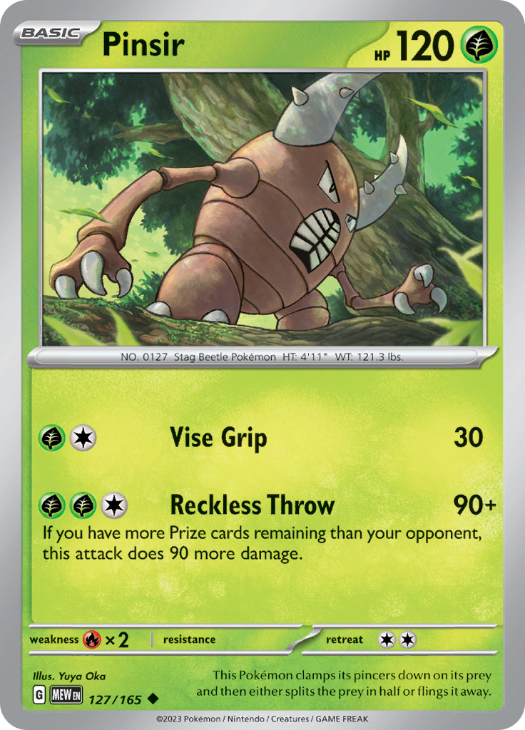 Pinsir (127/165) [Scarlet & Violet 151] | Good Games Morley