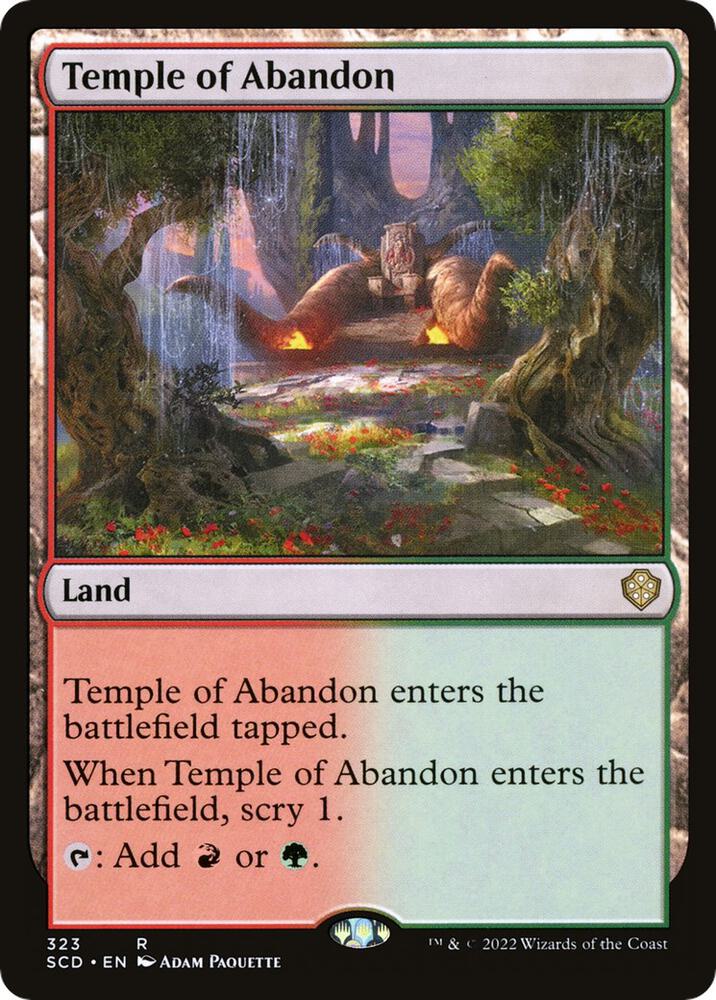 Temple of Abandon 323/352 (Starter Commander Decks)  | Good Games Morley