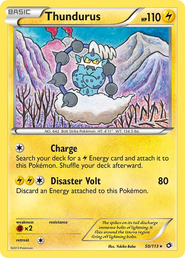 Thundurus 50/113 (Legendary Treasures)  - Holofoil | Good Games Morley