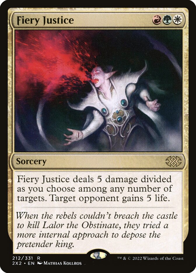 Fiery Justice 212/331 (Double Masters 2022)  | Good Games Morley