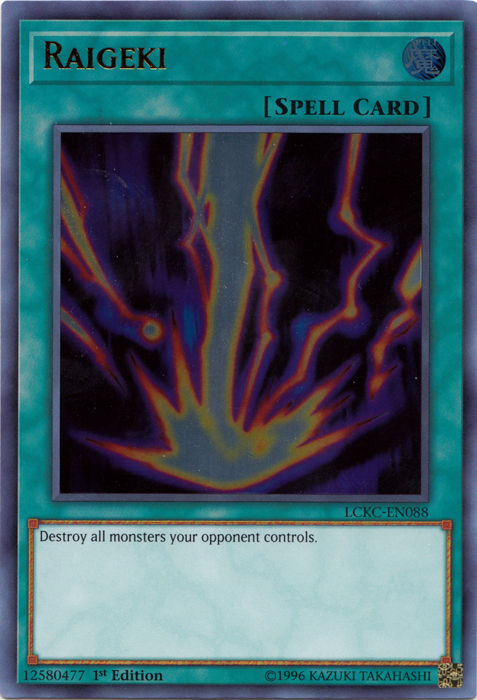 Raigeki [LCKC-EN088] Ultra Rare | Good Games Morley