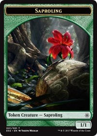 Saproling // Treasure (010) Double-Sided Token [Explorers of Ixalan Tokens] | Good Games Morley