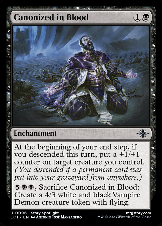 Canonized in Blood 96/291 (The Lost Caverns of Ixalan)  | Good Games Morley