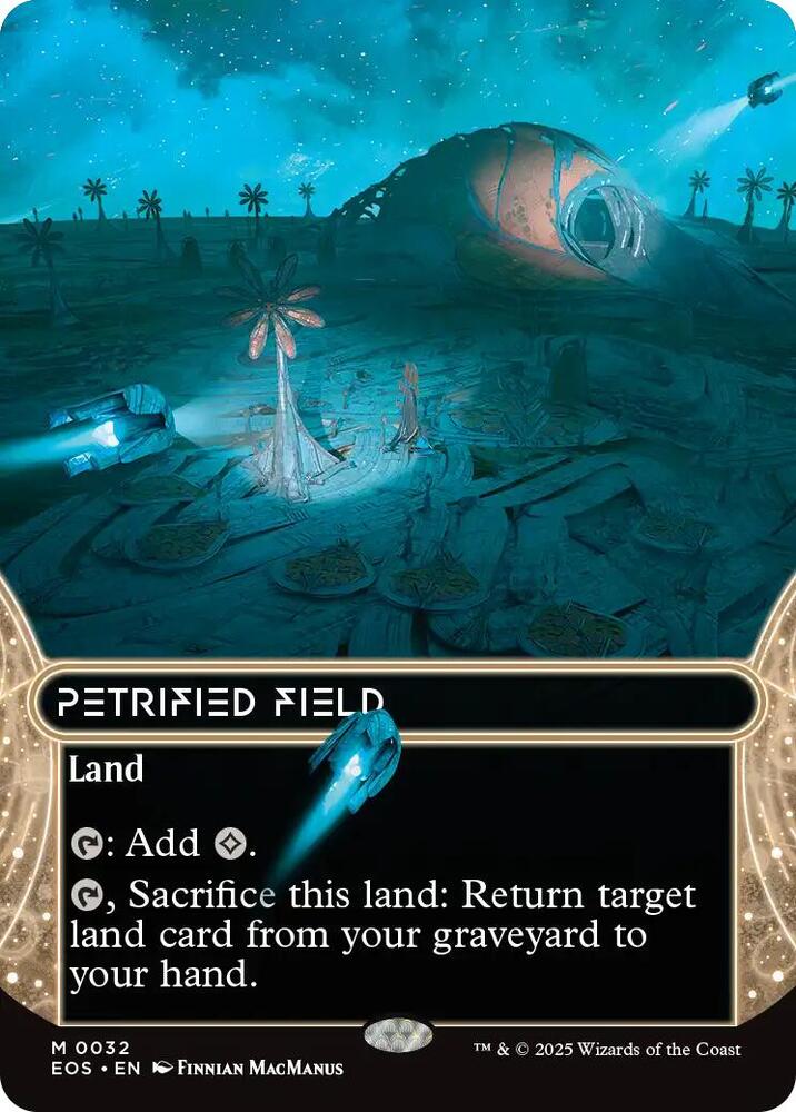 Petrified Field  32/45 (Edge of Eternities: Stellar Sights)  - Borderless | Good Games Morley