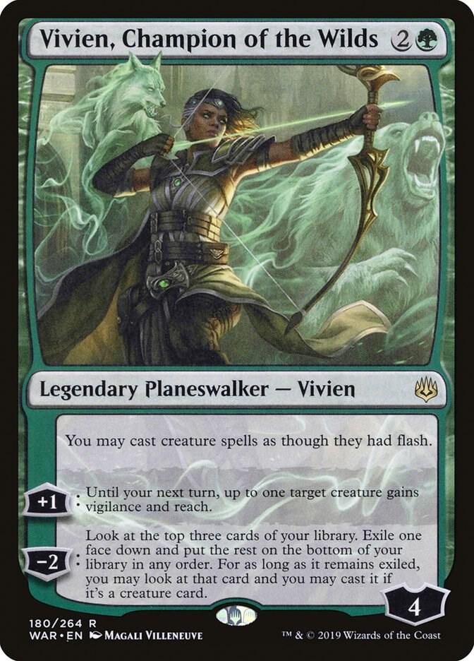 Vivien, Champion of the Wilds 180/264 (War of the Spark)  - Foil | Good Games Morley