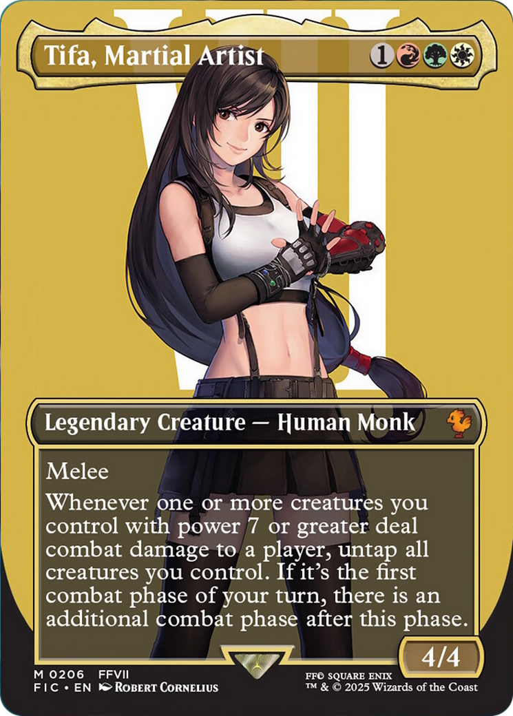 Tifa, Martial Artist (Borderless) [FINAL FANTASY Commander] | Good Games Morley