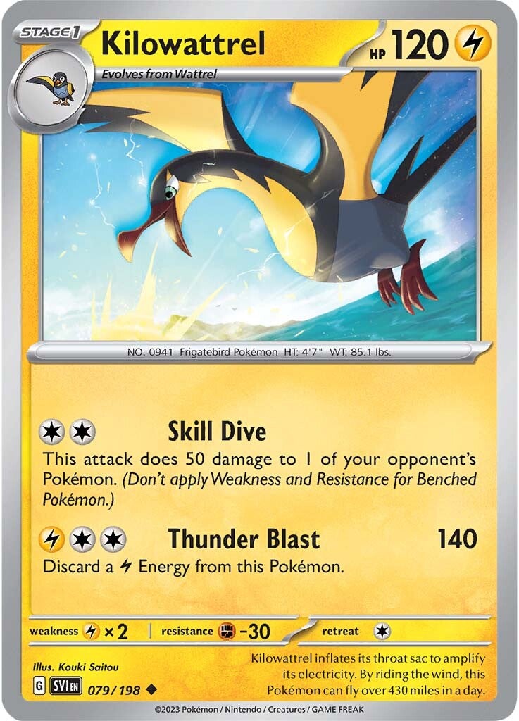 Kilowattrel (079/198) [Scarlet & Violet: Base Set] | Good Games Morley