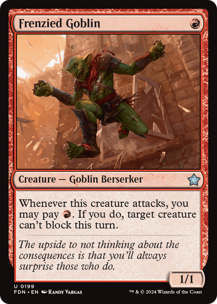 Frenzied Goblin [Foundations] | Good Games Morley
