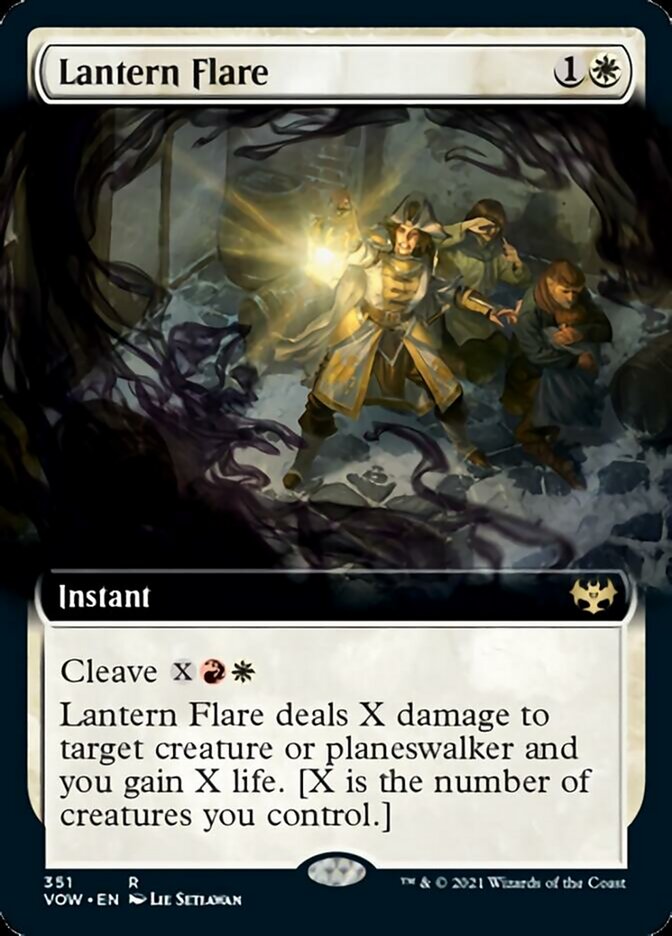 Lantern Flare (Extended Art) [Innistrad: Crimson Vow] | Good Games Morley