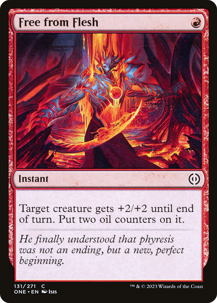 Free from Flesh [Phyrexia: All Will Be One] | Good Games Morley