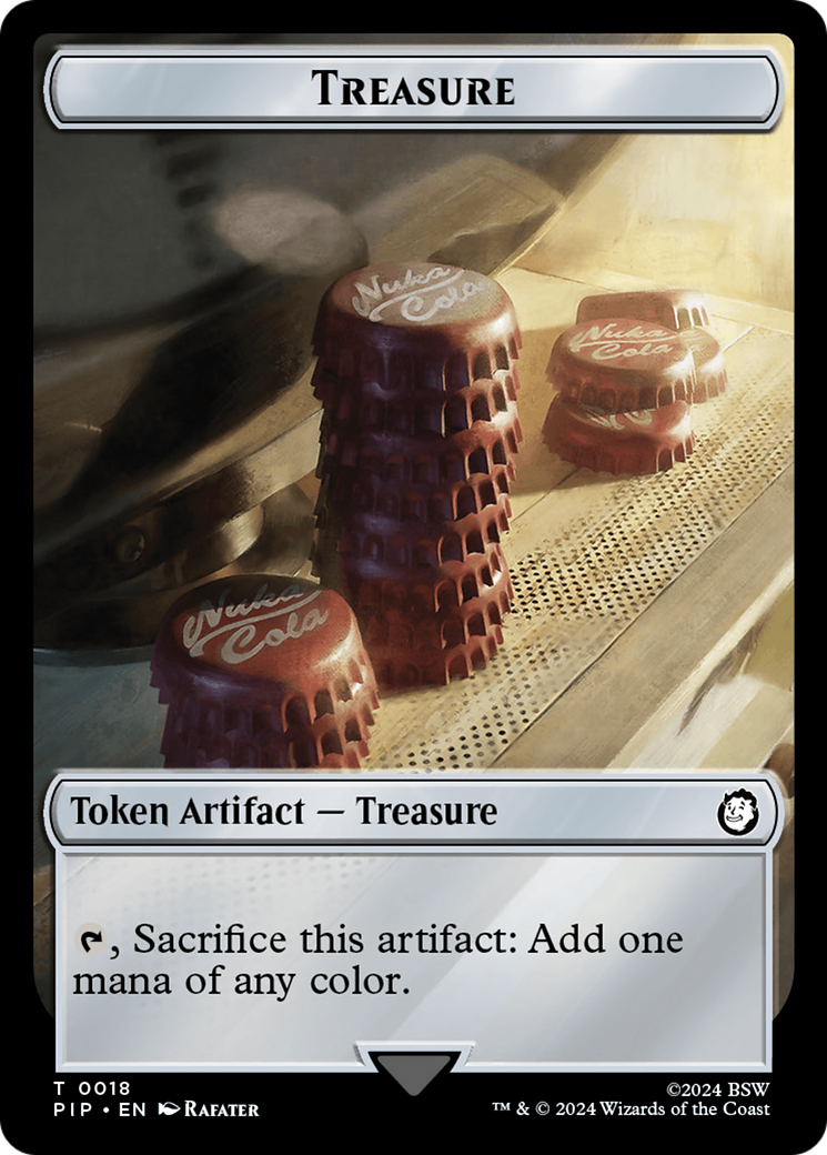 Treasure (0018) // Energy Reserve Double-Sided Token [Fallout Tokens] | Good Games Morley