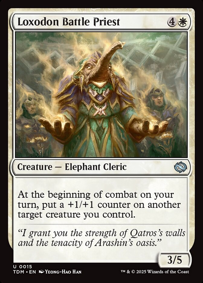 Loxodon Battle Priest 15/291 (Tarkir: Dragonstorm)  | Good Games Morley