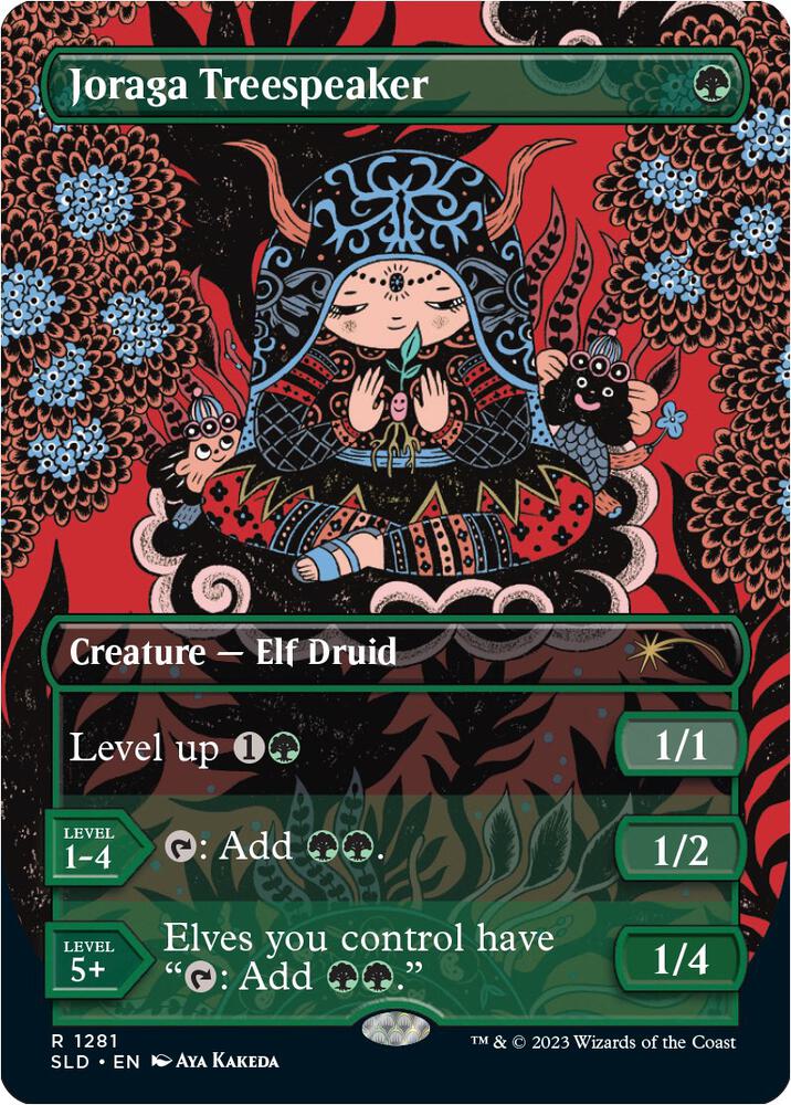Joraga Treespeaker 1281 (Secret Lair Drop Series)  - Borderless Foil | Good Games Morley