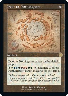 Door to Nothingness Schematic 77/63 (The Brothers' War: Retro Frame Artifacts)  | Good Games Morley