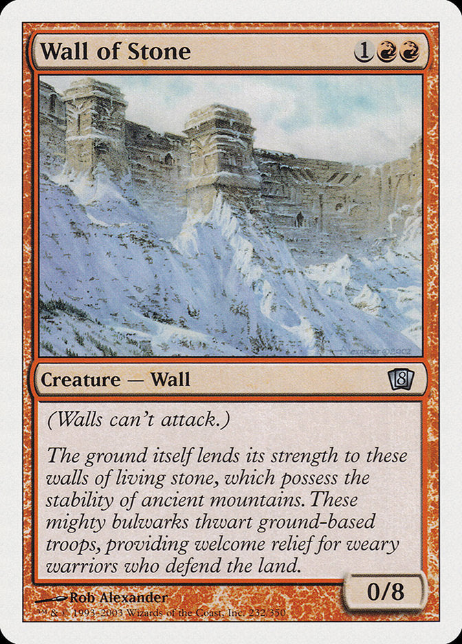 Wall of Stone 232/350 (8th Edition)  | Good Games Morley