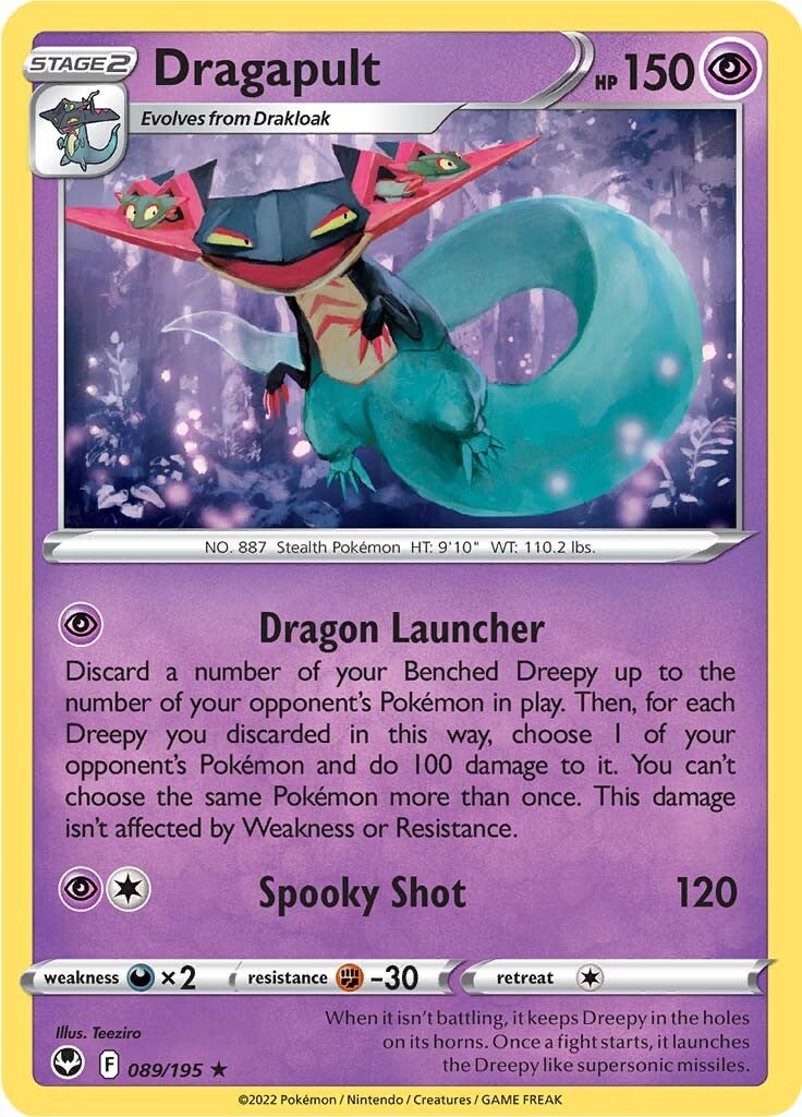Dragapult (089/195) [Sword & Shield: Silver Tempest] | Good Games Morley