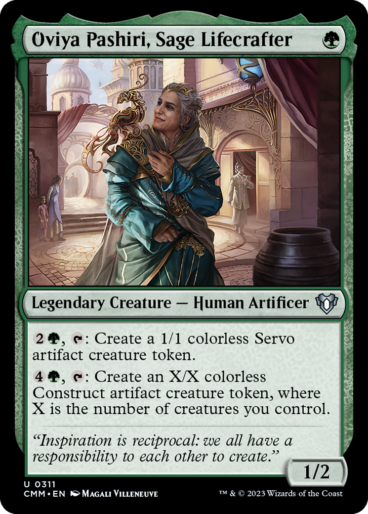 Oviya Pashiri, Sage Lifecrafter [Commander Masters] | Good Games Morley