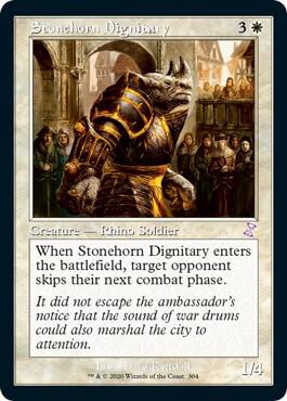 Stonehorn Dignitary 304/289 (Time Spiral: Remastered)  | Good Games Morley