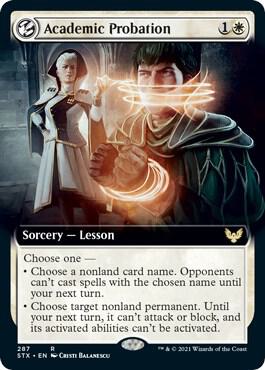 Academic Probation Extended Art 287/275 (Strixhaven: School of Mages)  | Good Games Morley