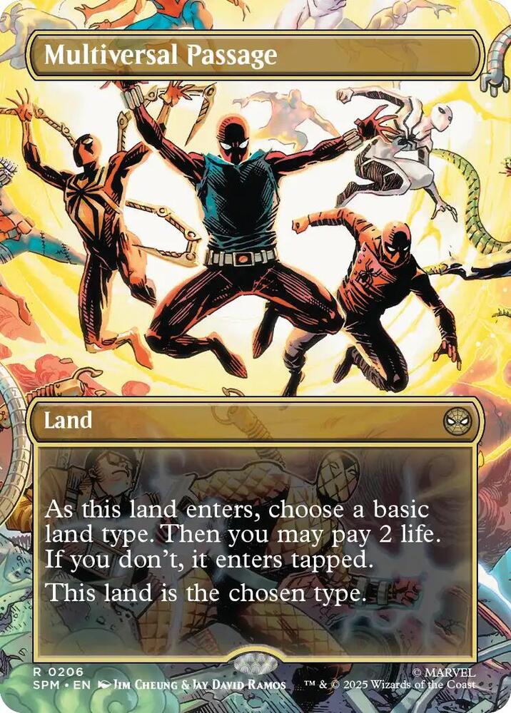 Multiversal Passage 206/198 (Marvel's Spider-Man)  - Borderless | Good Games Morley