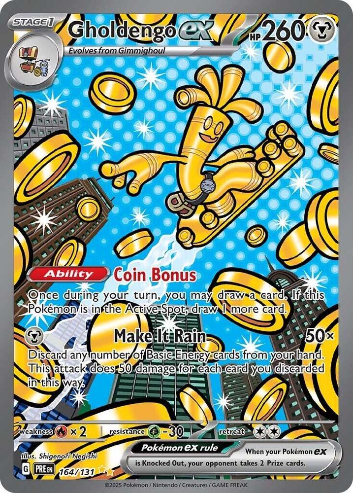 Gholdengo ex (164/131) [Scarlet & Violet: Prismatic Evolutions] | Good Games Morley