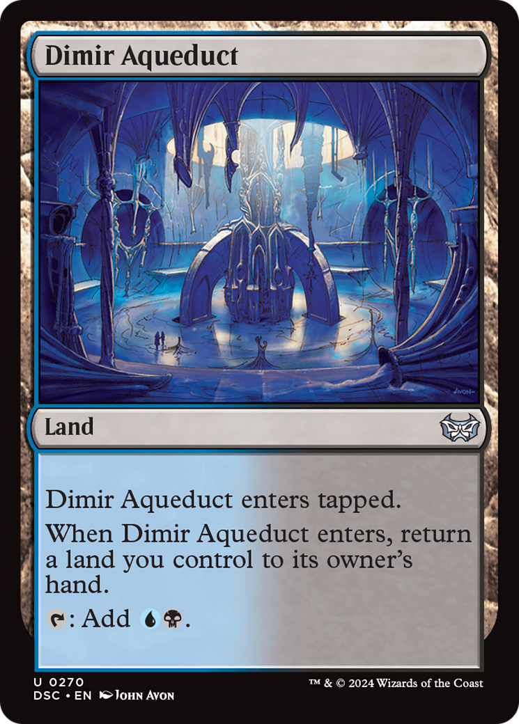 Dimir Aqueduct [Duskmourn: House of Horror Commander] | Good Games Morley