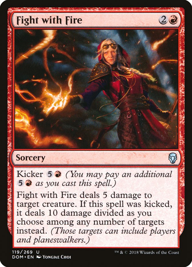 Fight with Fire 119/269 (Dominaria)  | Good Games Morley