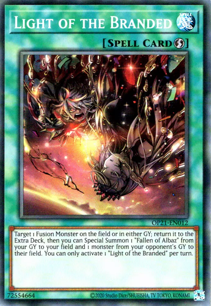 Light of the Branded [OP21-EN012] Super Rare | Good Games Morley
