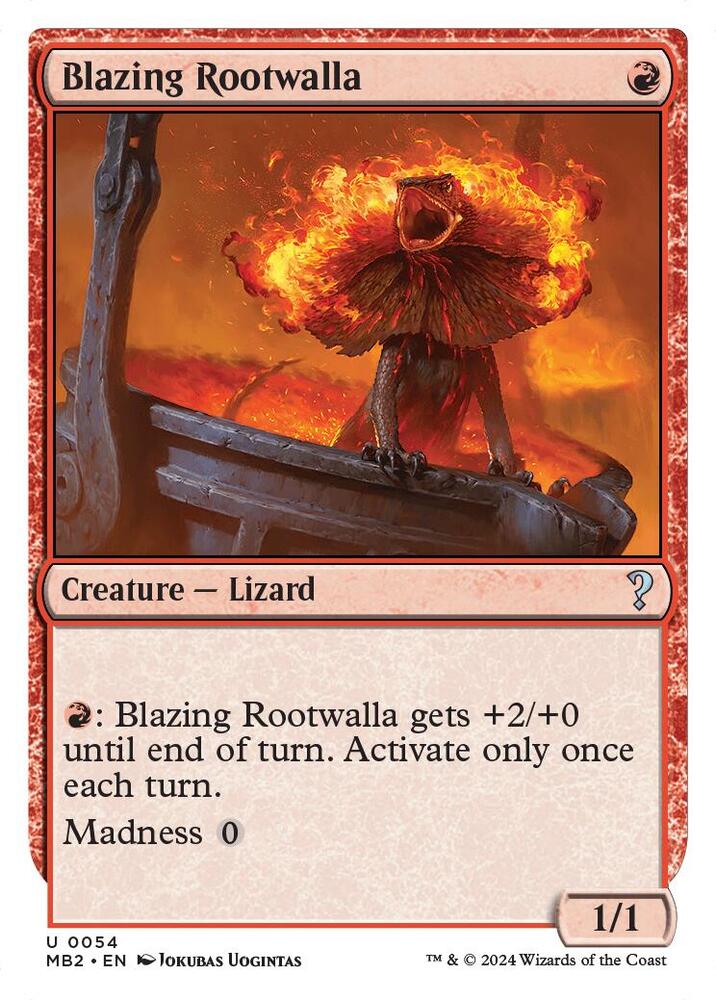 Blazing Rootwalla 54/390 (Mystery Booster 2)  | Good Games Morley
