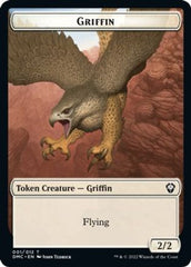 Zombie Knight // Griffin Double-Sided Token [Dominaria United Commander Tokens] | Good Games Morley