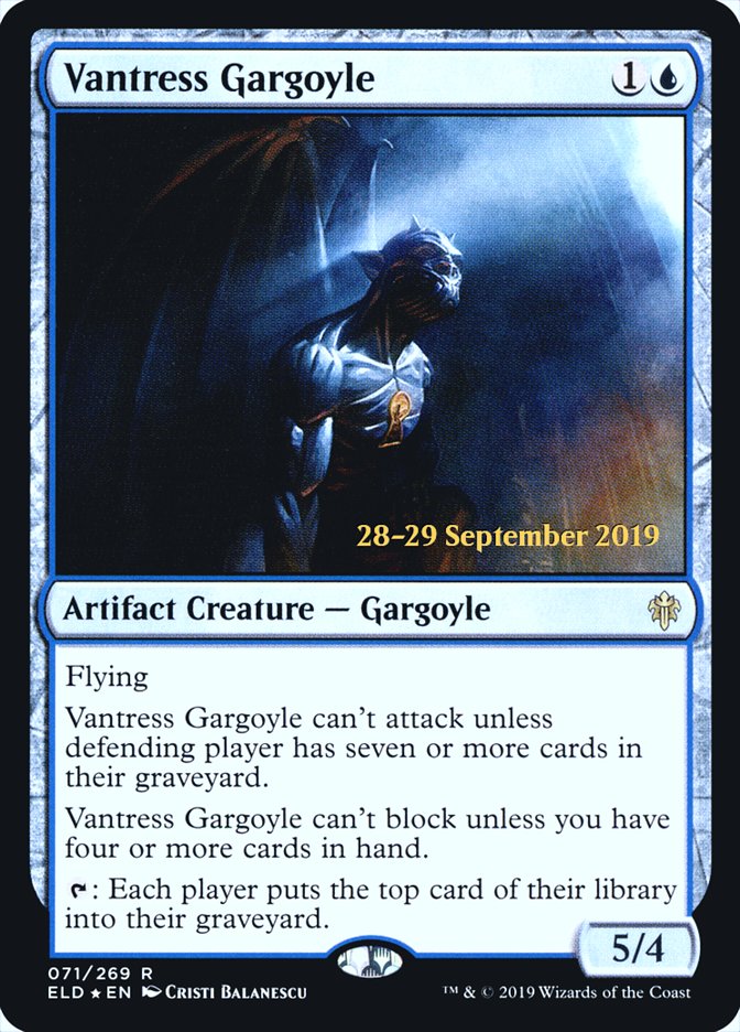 Vantress Gargoyle [Throne of Eldraine Prerelease Promos] | Good Games Morley