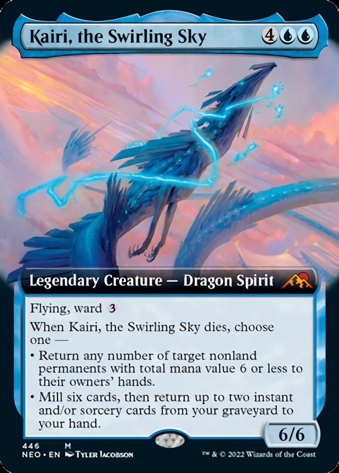 Kairi, the Swirling Sky (Extended Art) [Kamigawa: Neon Dynasty] | Good Games Morley