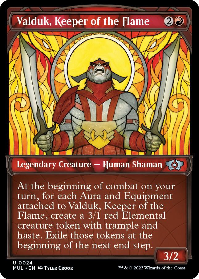 Valduk, Keeper of the Flame 24/65 (March of the Machine: Multiverse Legends)  - Showcase | Good Games Morley