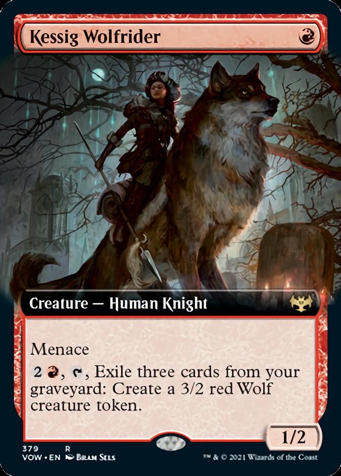 Kessig Wolfrider (Extended Art) [Innistrad: Crimson Vow] | Good Games Morley