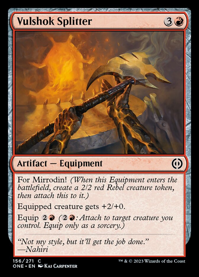 Vulshok Splitter [Phyrexia: All Will Be One] | Good Games Morley