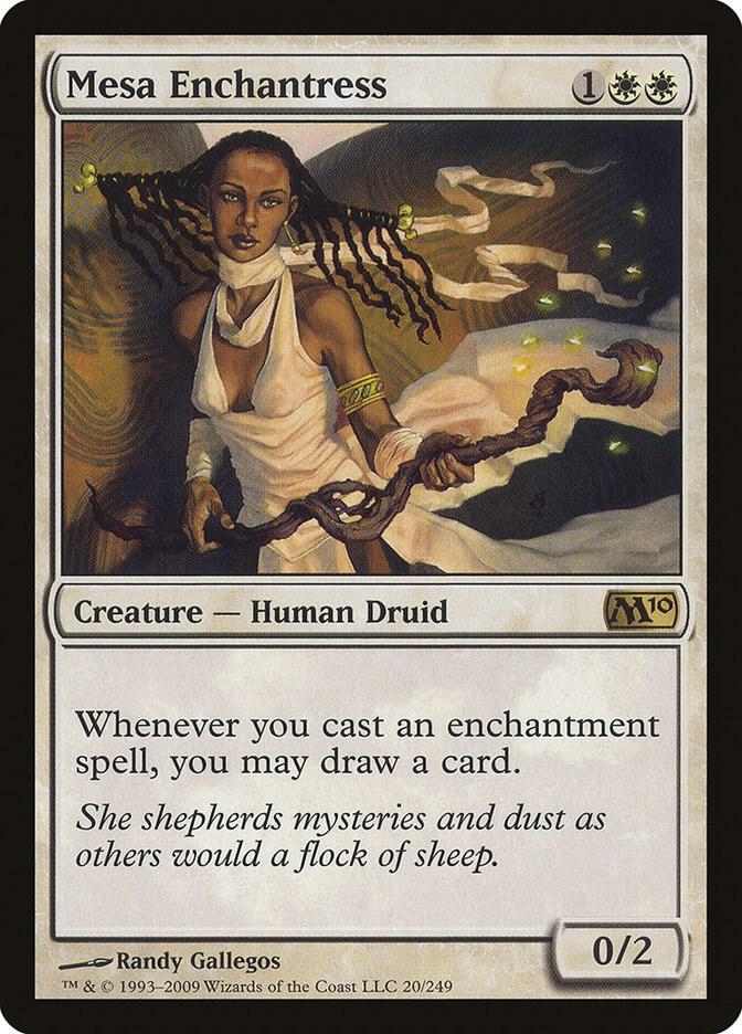 Mesa Enchantress 20/249 (Magic 2010 (M10))  - Foil | Good Games Morley