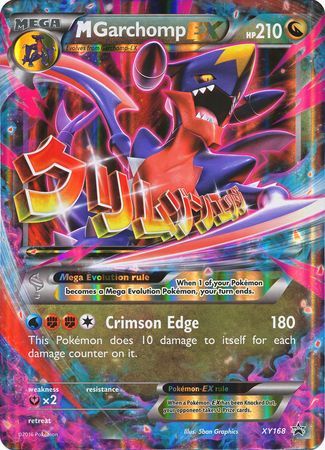 M Garchomp EX (XY168) (Jumbo Card) [XY: Black Star Promos] | Good Games Morley