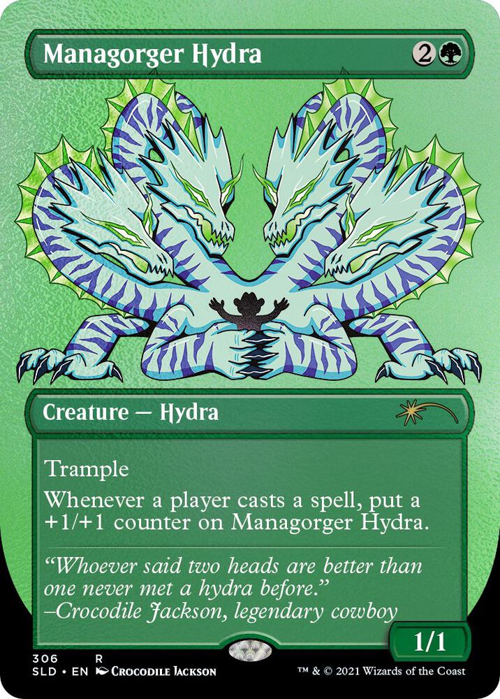 Managorger Hydra 306 (Secret Lair Drop Series)  - Borderless Etched Foil | Good Games Morley