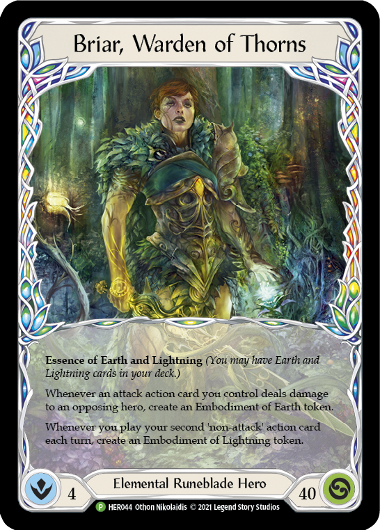 Briar, Warden of Thorns [HER044] (Promo)  Cold Foil | Good Games Morley