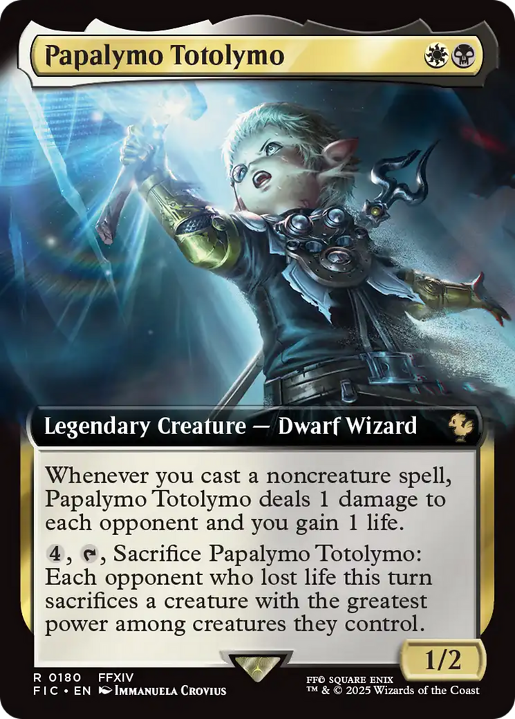 Papalymo Totolymo (Extended Art) [FINAL FANTASY Commander] | Good Games Morley