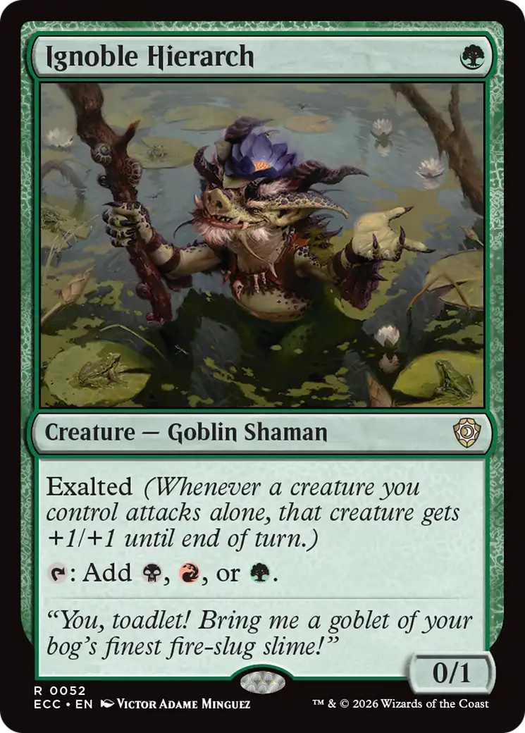 Ignoble Hierarch [Lorwyn Eclipsed Commander] | Good Games Morley