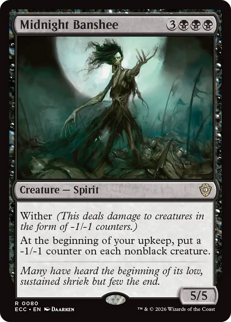 Midnight Banshee [Lorwyn Eclipsed Commander] | Good Games Morley