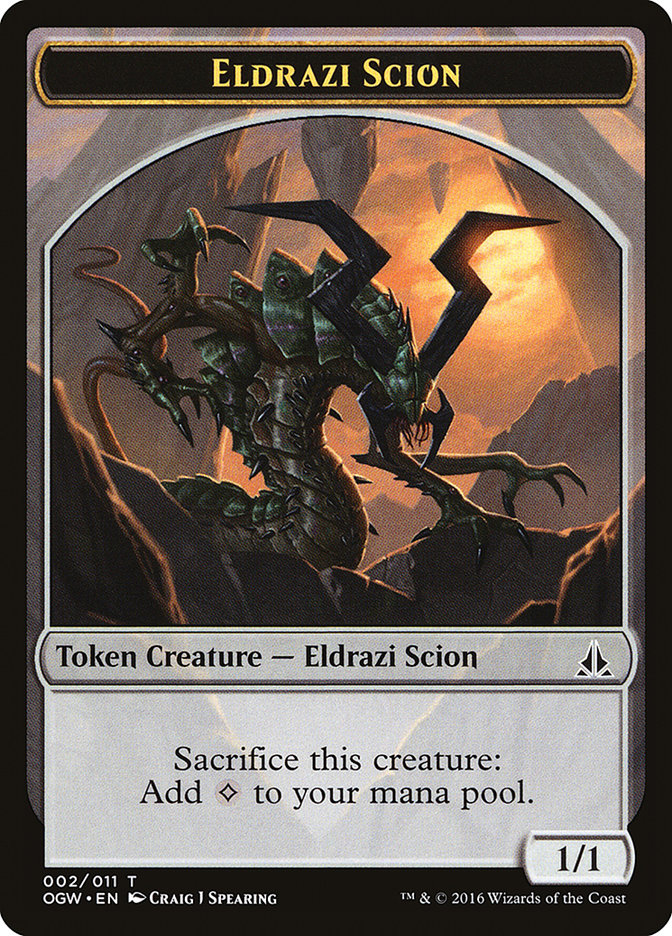Eldrazi Scion Token (002/011) [Oath of the Gatewatch Tokens] | Good Games Morley