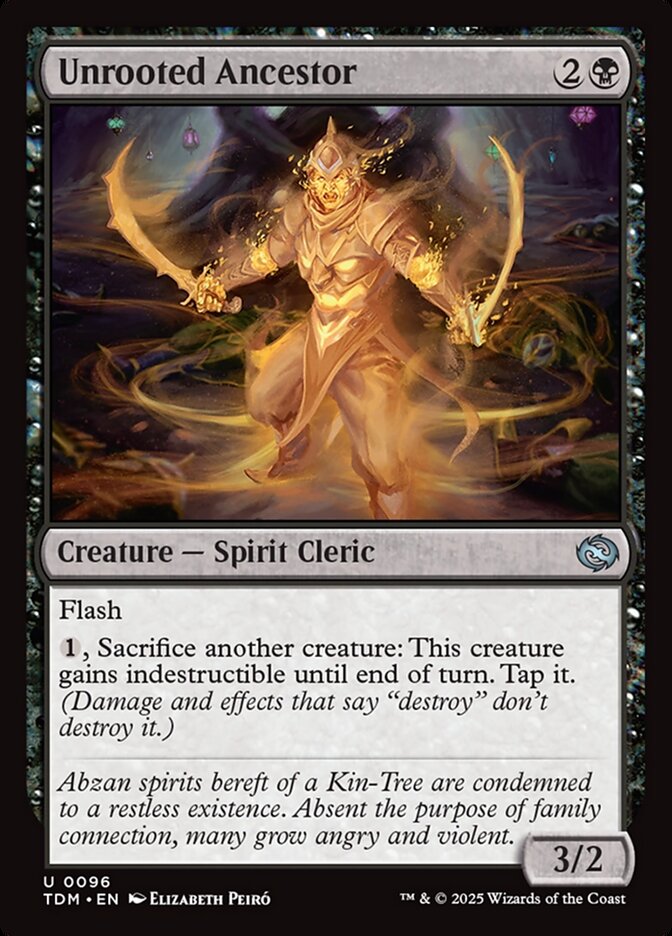 Unrooted Ancestor 96/291 (Tarkir: Dragonstorm)  - Foil | Good Games Morley
