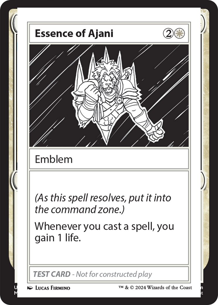 Essence of Ajani [Mystery Booster 2 Playtest Cards] | Good Games Morley
