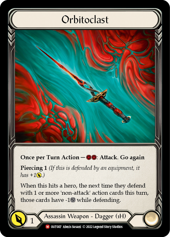 Orbitoclast [OUT007] (Outsiders)  Rainbow Foil | Good Games Morley