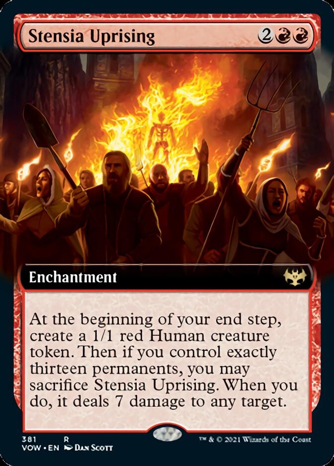 Stensia Uprising (Extended Art) [Innistrad: Crimson Vow] | Good Games Morley